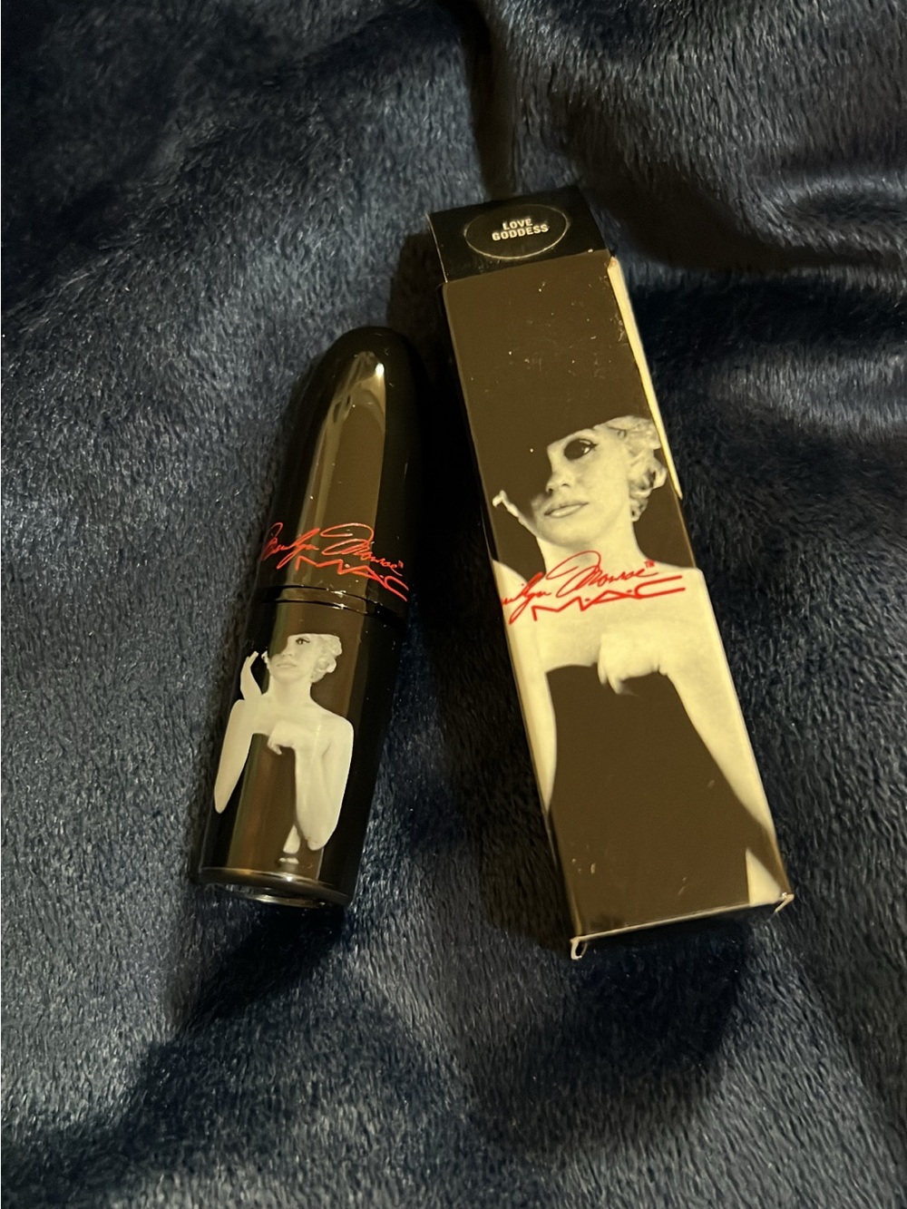 MAC Marilyn Monroe Lipstick - Black & Red Packaging